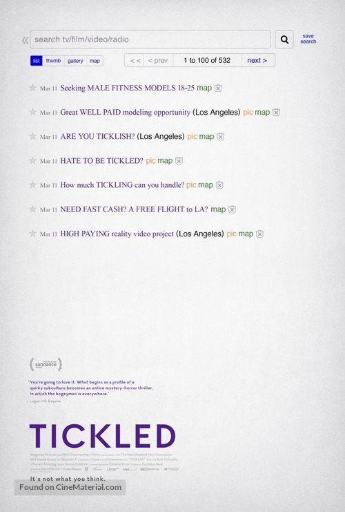 Tickled - Movie Poster