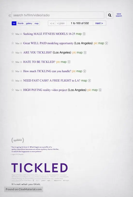 Tickled 16 Movie Poster Tickled 16 Movie Poster
