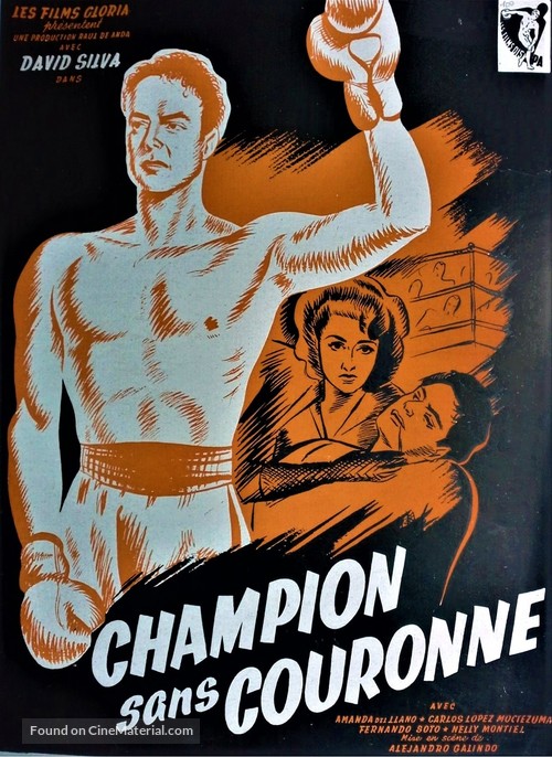 Campe&oacute;n sin corona - French Movie Poster