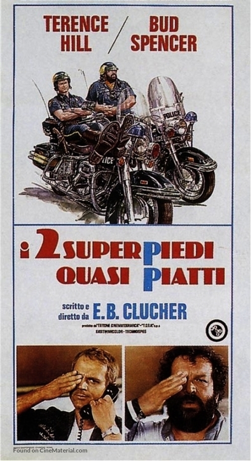 I due superpiedi quasi piatti - Italian Movie Poster