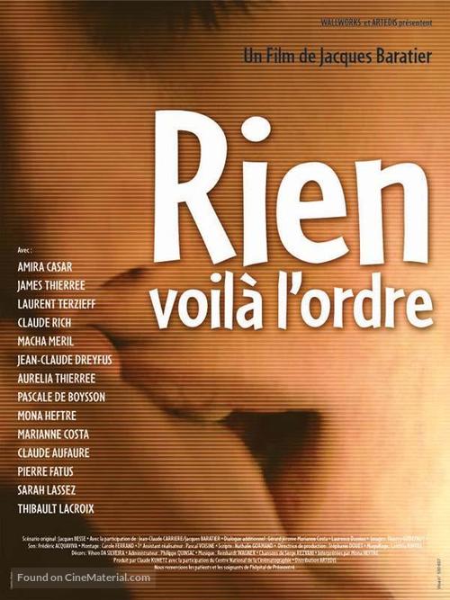 Rien, voil&Atilde;&nbsp; l&#039;ordre - French Movie Poster