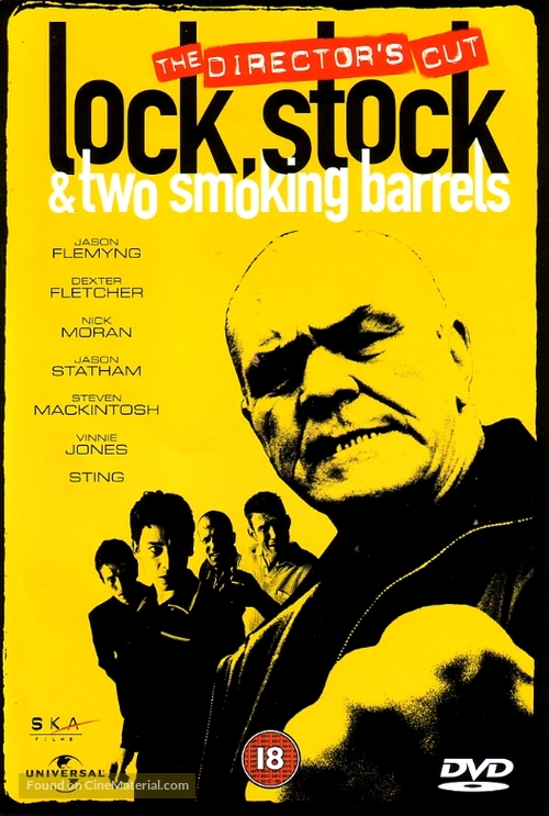 Lock Stock And Two Smoking Barrels - British DVD movie cover