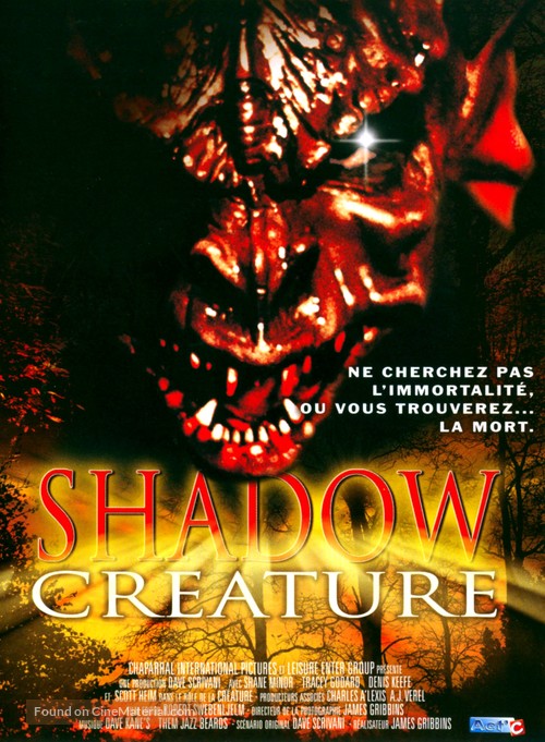 Shadow Creature - French DVD movie cover