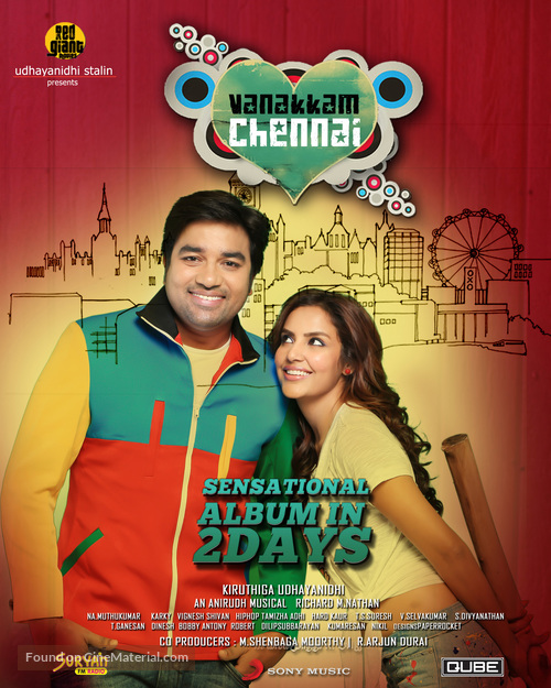 Vanakkam Chennai - Indian Movie Poster