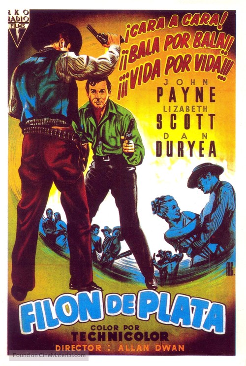 Silver Lode - Spanish Movie Poster