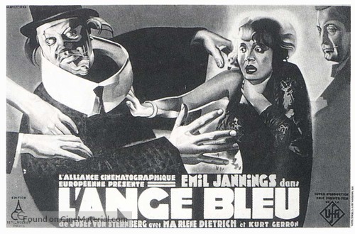 Der blaue Engel - French Movie Poster