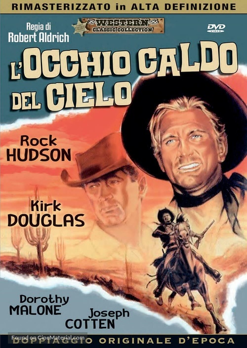 The Last Sunset - Italian DVD movie cover