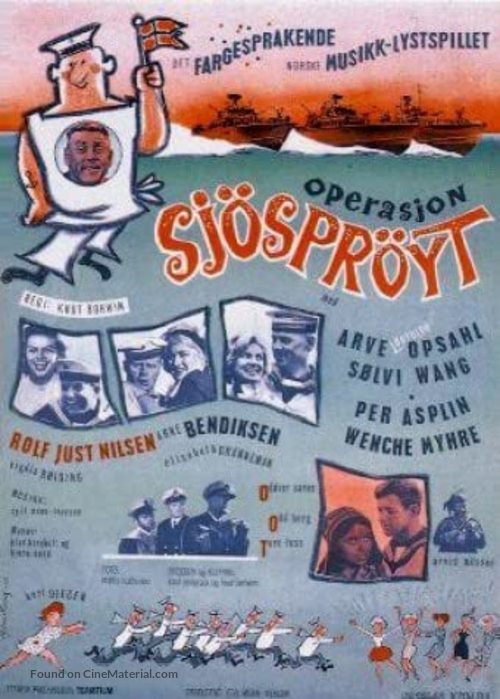 Operasjon sj&oslash;spr&oslash;yt - Norwegian Movie Poster