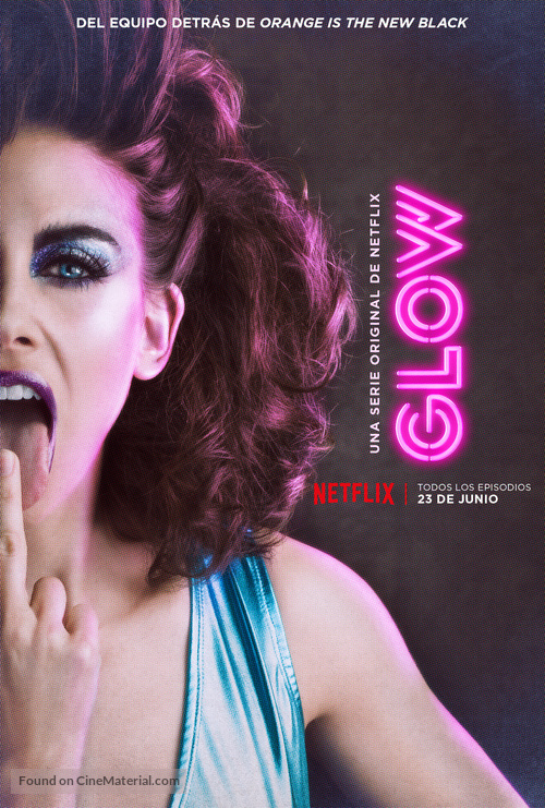 &quot;GLOW&quot; - Spanish Movie Poster