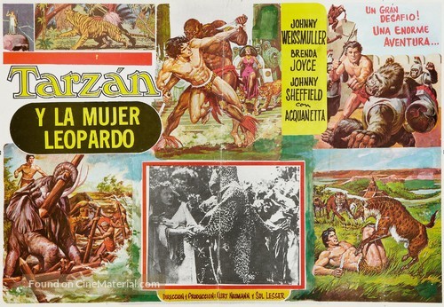 Tarzan and the Leopard Woman - Mexican Movie Poster