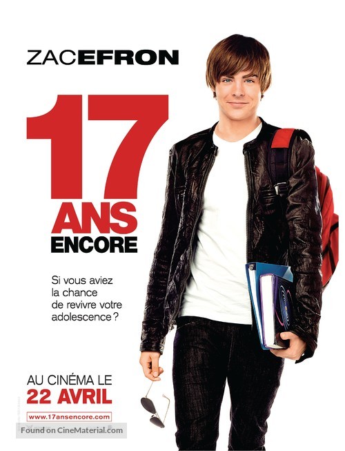 17 Again - French Movie Poster