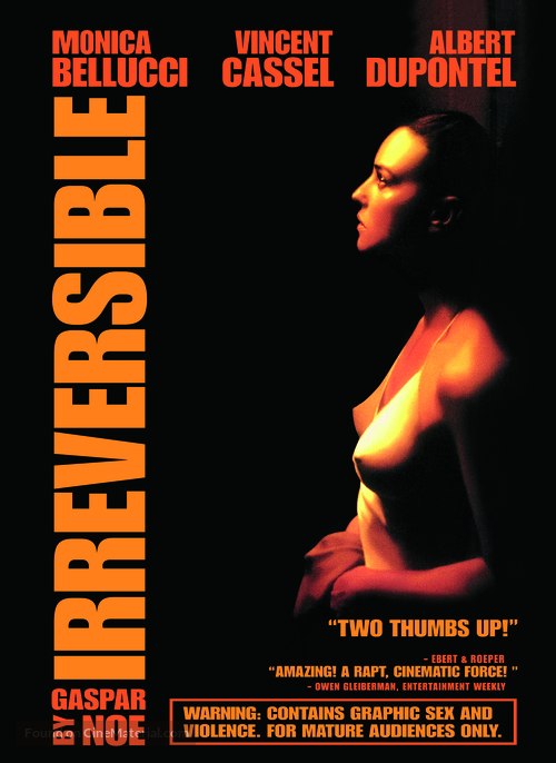 Irr&eacute;versible - DVD movie cover