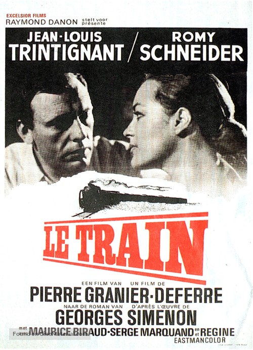 Train, Le - Belgian Movie Poster