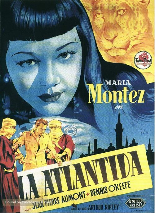 Siren of Atlantis - Spanish Movie Poster
