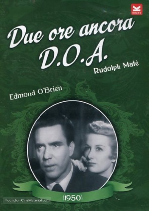 D.O.A. - Italian DVD movie cover