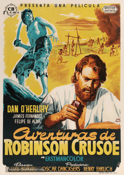 Robinson Crusoe - Spanish Movie Poster