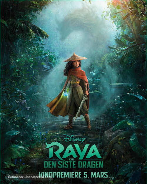 Raya and the Last Dragon - Norwegian Movie Poster