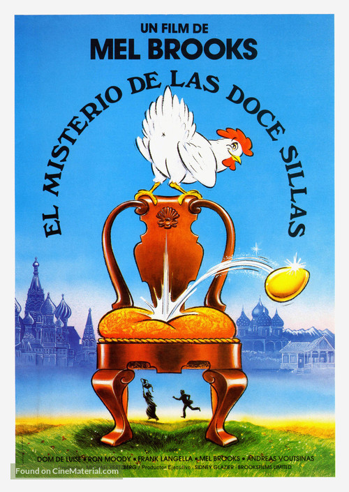 The Twelve Chairs - Spanish Movie Poster