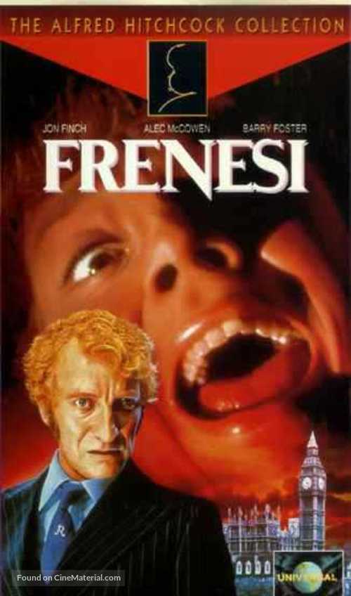Frenzy - Spanish VHS movie cover