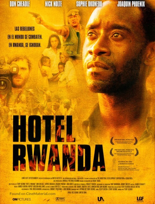 Hotel Rwanda - Spanish Movie Poster