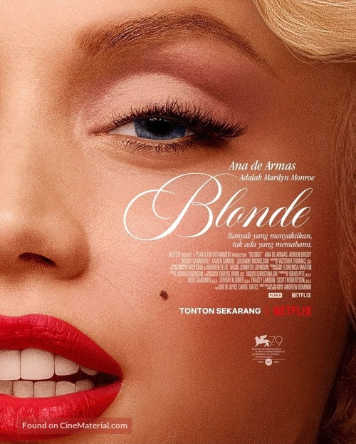 Blonde - Indonesian Movie Poster