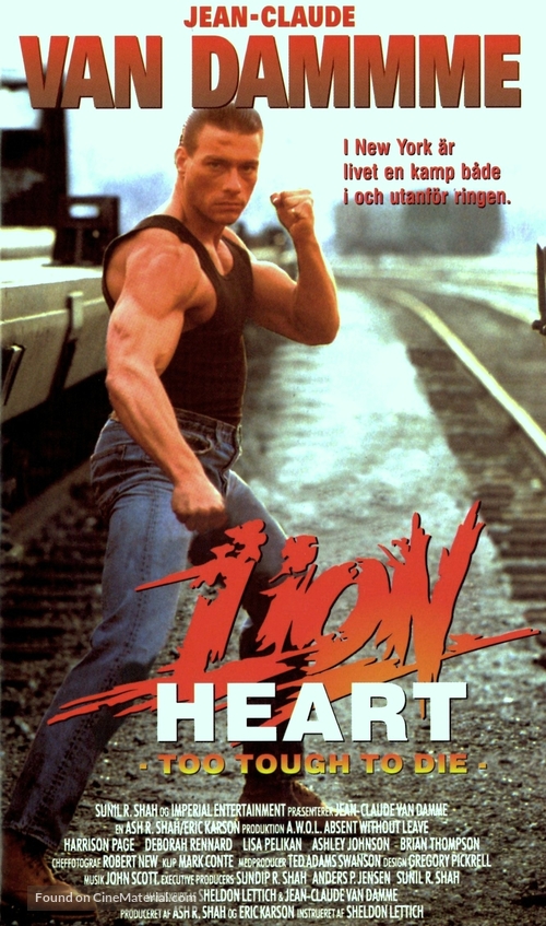 Lionheart - Danish VHS movie cover