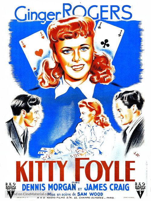 Kitty Foyle: The Natural History of a Woman - French Movie Poster