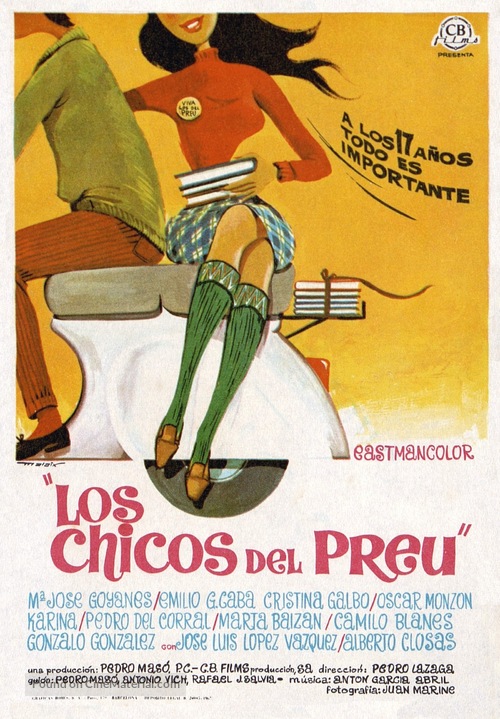Los chicos del Preu - Spanish Movie Poster