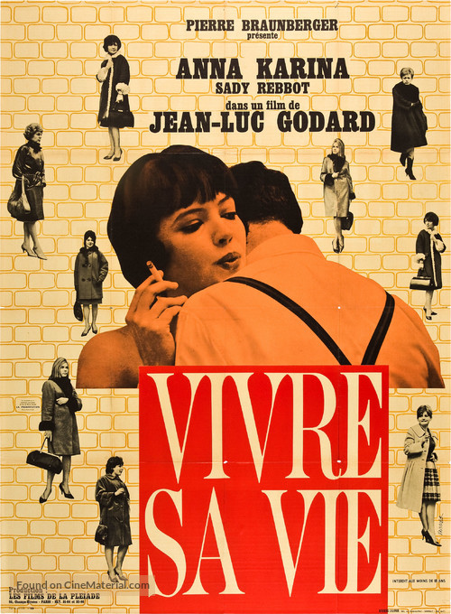 Vivre sa vie: Film en douze tableaux - French Movie Poster