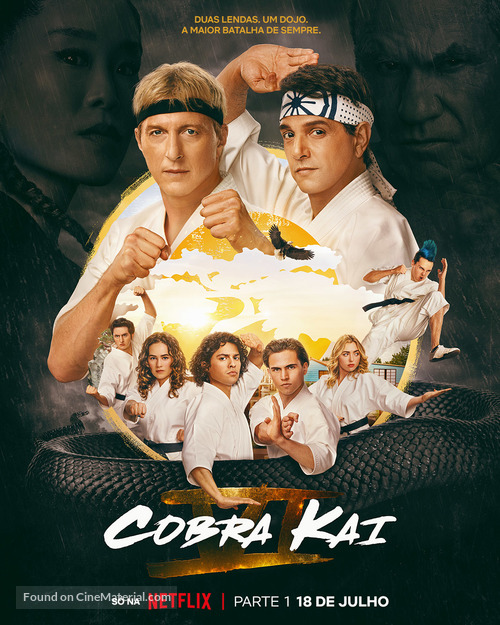 &quot;Cobra Kai&quot; - Portuguese Movie Poster