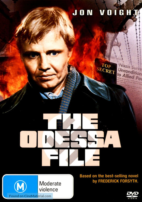 The Odessa File - Australian DVD movie cover