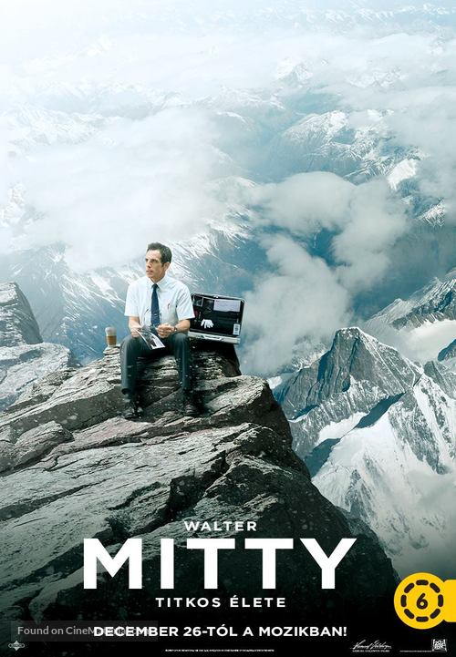 The Secret Life of Walter Mitty - Hungarian Movie Poster