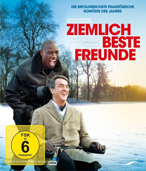 Intouchables - German Blu-Ray movie cover
