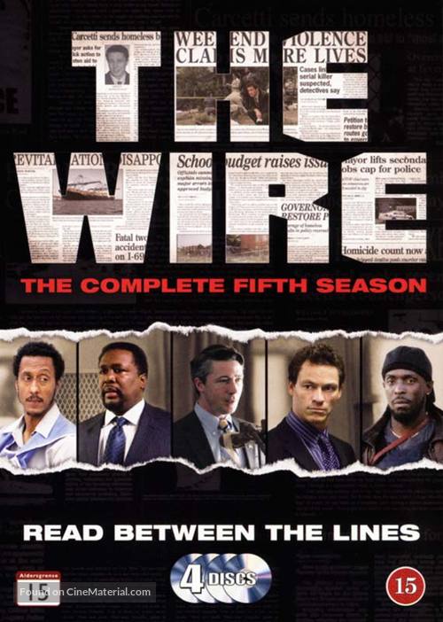 &quot;The Wire&quot; - Danish DVD movie cover