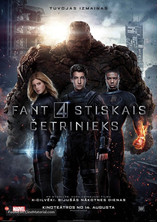 Fantastic Four - Latvian Movie Poster