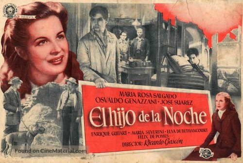 El hijo de la noche - Spanish Movie Poster