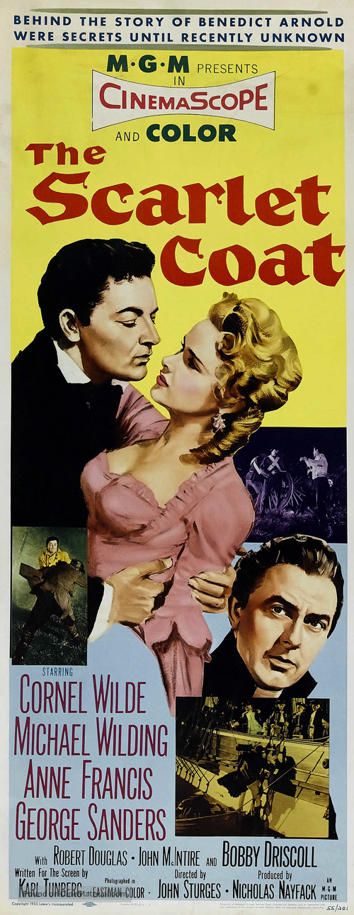 The Scarlet Coat - Movie Poster