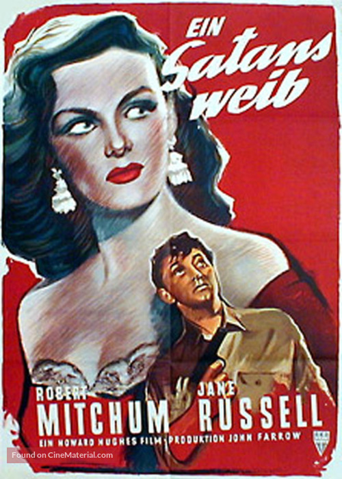 His Kind of Woman - German Movie Poster