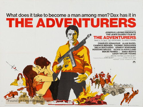 The Adventurers - British Movie Poster