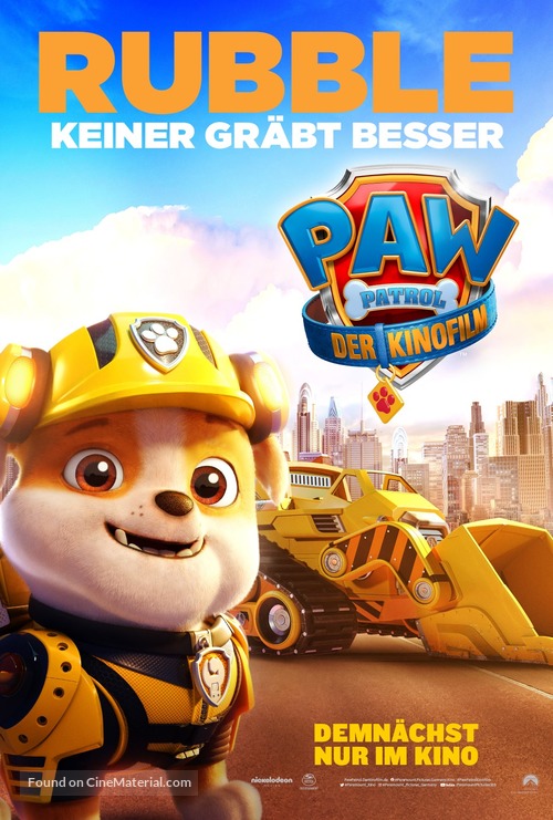 Paw Patrol: The Movie - German Movie Poster