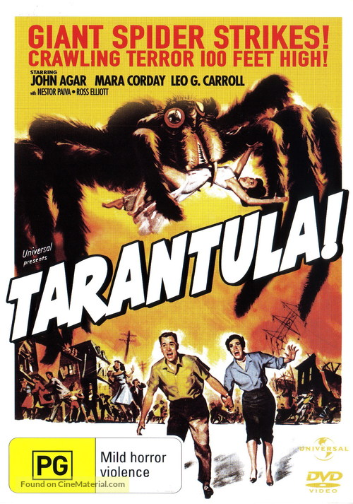 Tarantula - Australian DVD movie cover