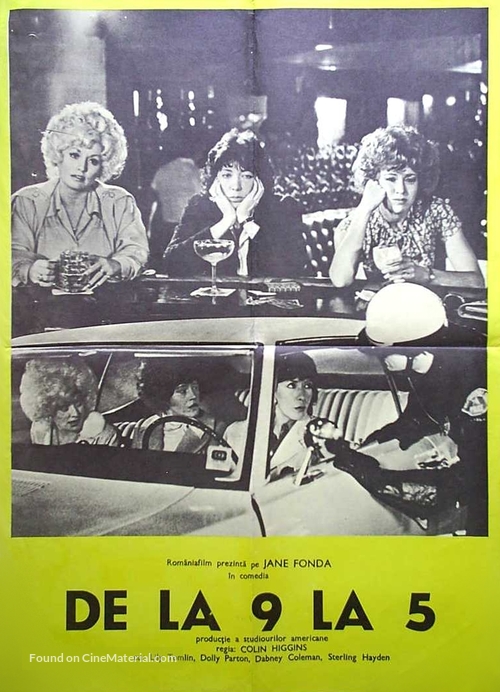 Nine to Five - Romanian Movie Poster