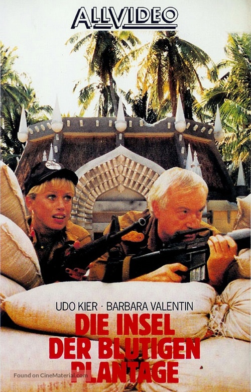 Die Insel der blutigen Plantage - German VHS movie cover