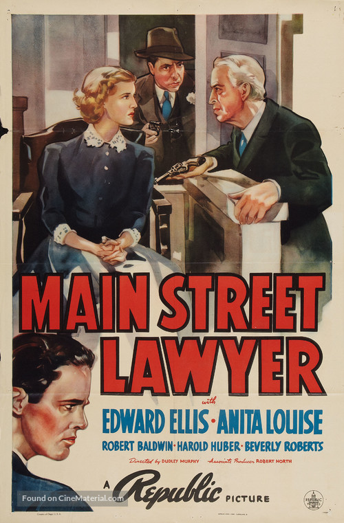 Main Street Lawyer - Movie Poster