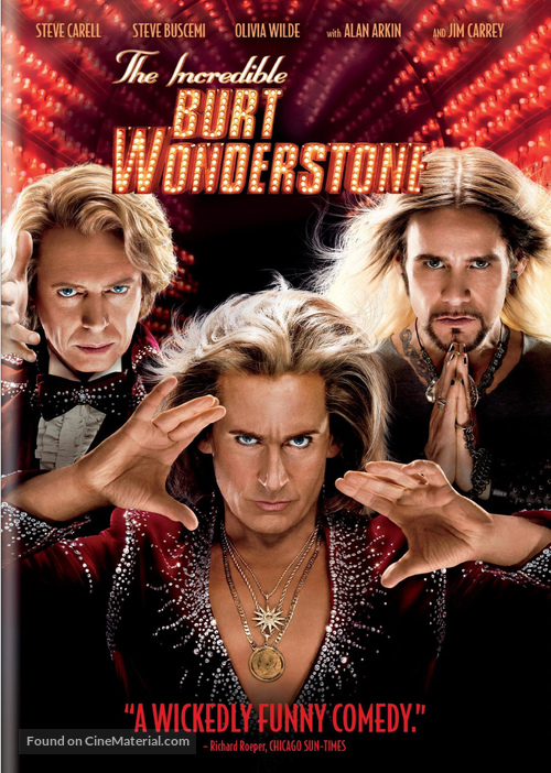 The Incredible Burt Wonderstone - DVD movie cover