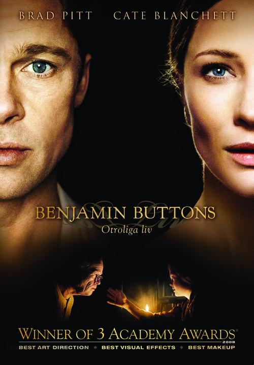 The Curious Case of Benjamin Button - Swedish Movie Cover