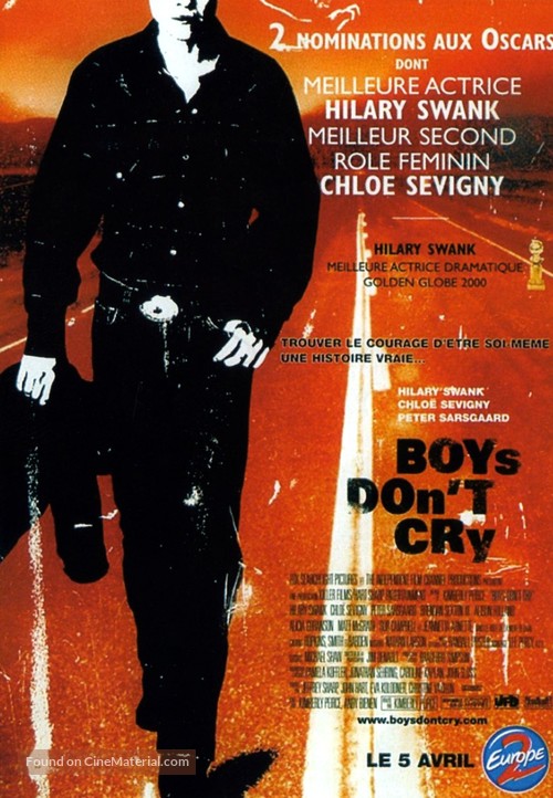 Boys Don&#039;t Cry - French Movie Poster