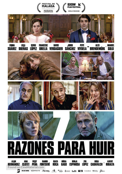 7 raons per fugir - Spanish Movie Poster