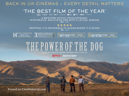 The Power of the Dog - British Movie Poster