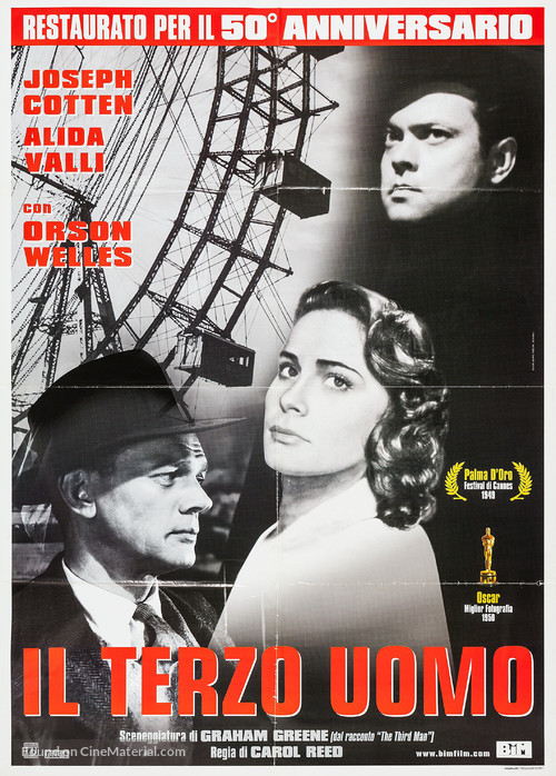 The Third Man - Italian Re-release movie poster